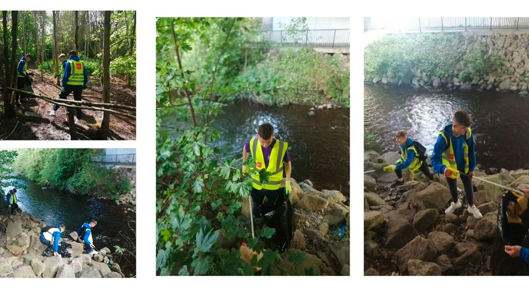 volunteers in action